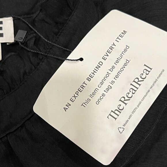 ROTATE Birger Christensen Sheer Ruffled Maxi Dress, Black, Medium - Picture 9 of 13